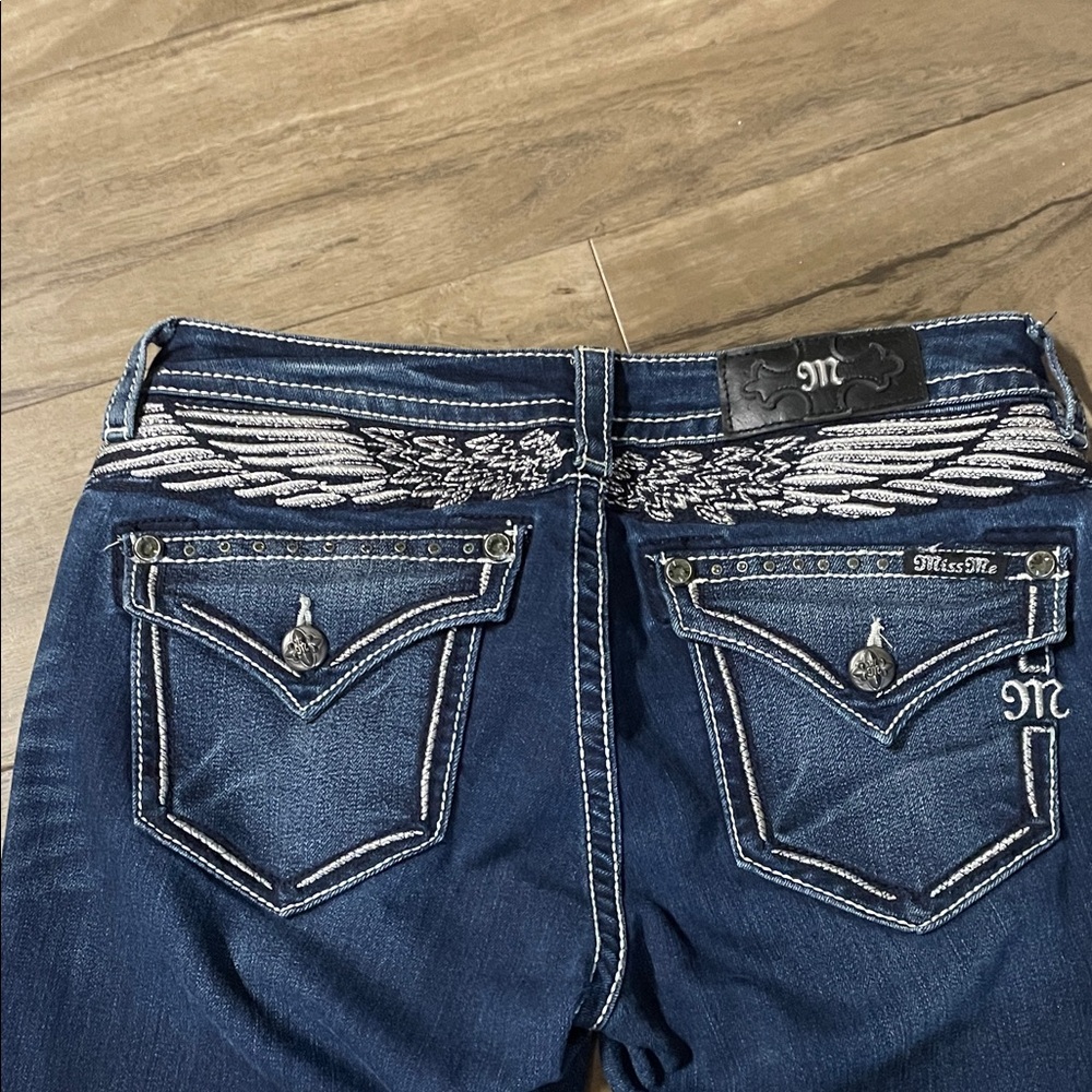 Miss Me Women's Dark Blue Boot Cut Jeans